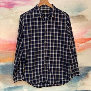 🔥EC🔥Theory 100% Cotton Button Up Dress Shirt.